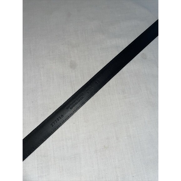 Danbury Club Dress Belt Women’s Size 32” Black Leather Gator Motif Buckle NWT - Picture 10 of 12